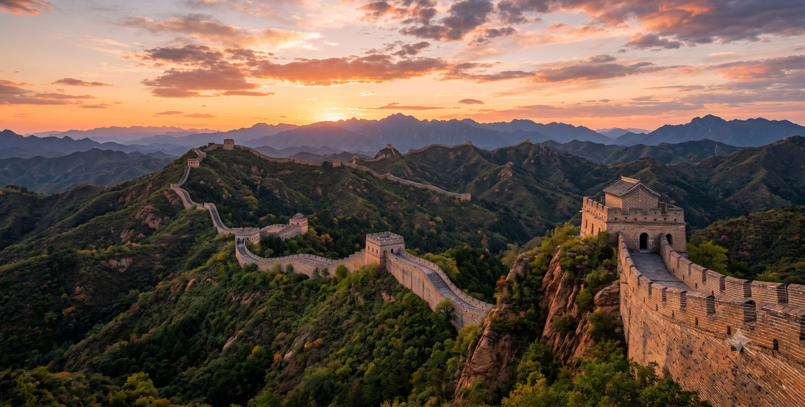 The Great Wall in China